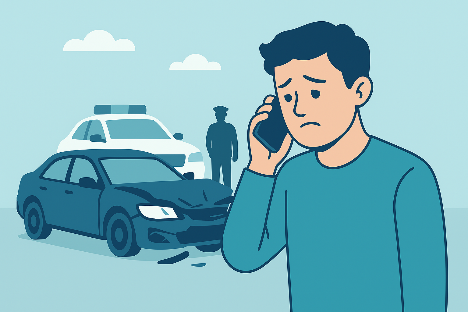 Types of accidents illustration