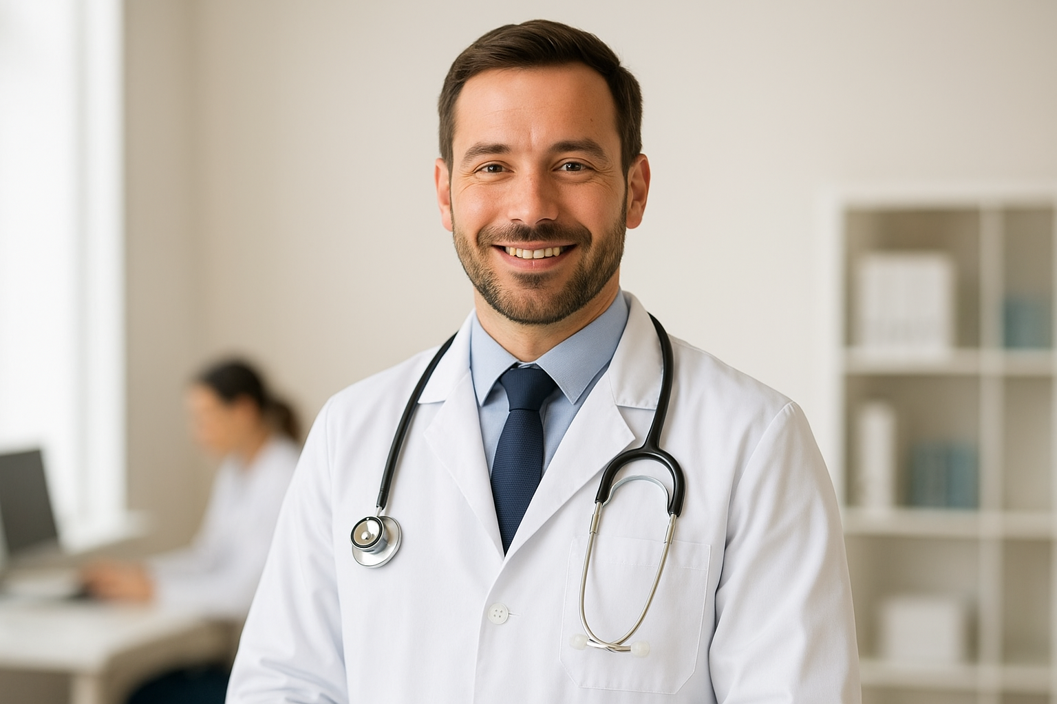 Professional team helping clients